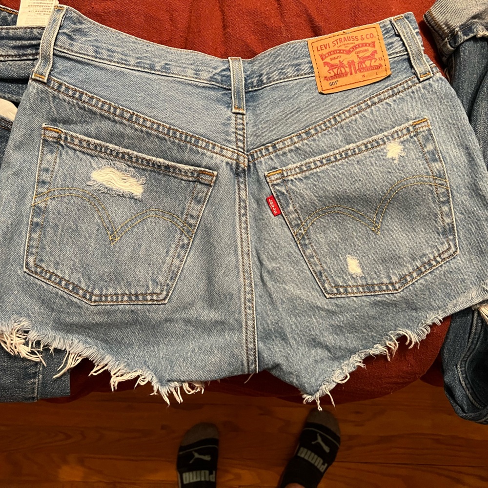 Levi’s 501 High Waisted Jean Shorts